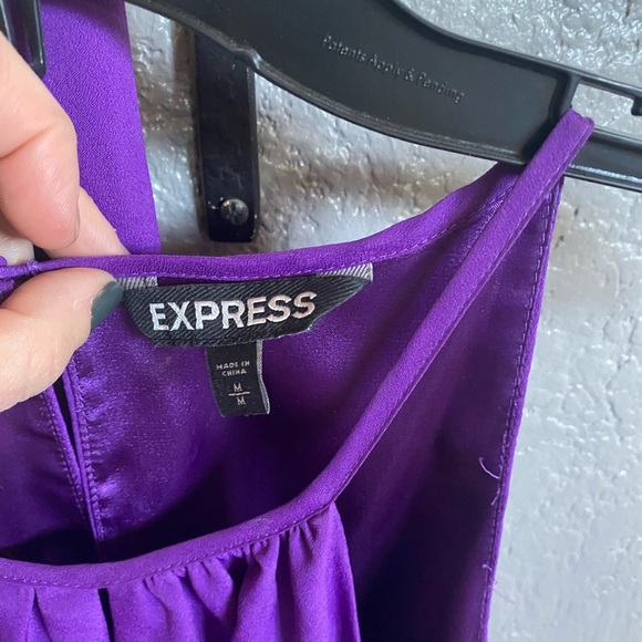 Express Color Block Halter dress - Picture 3 of 5